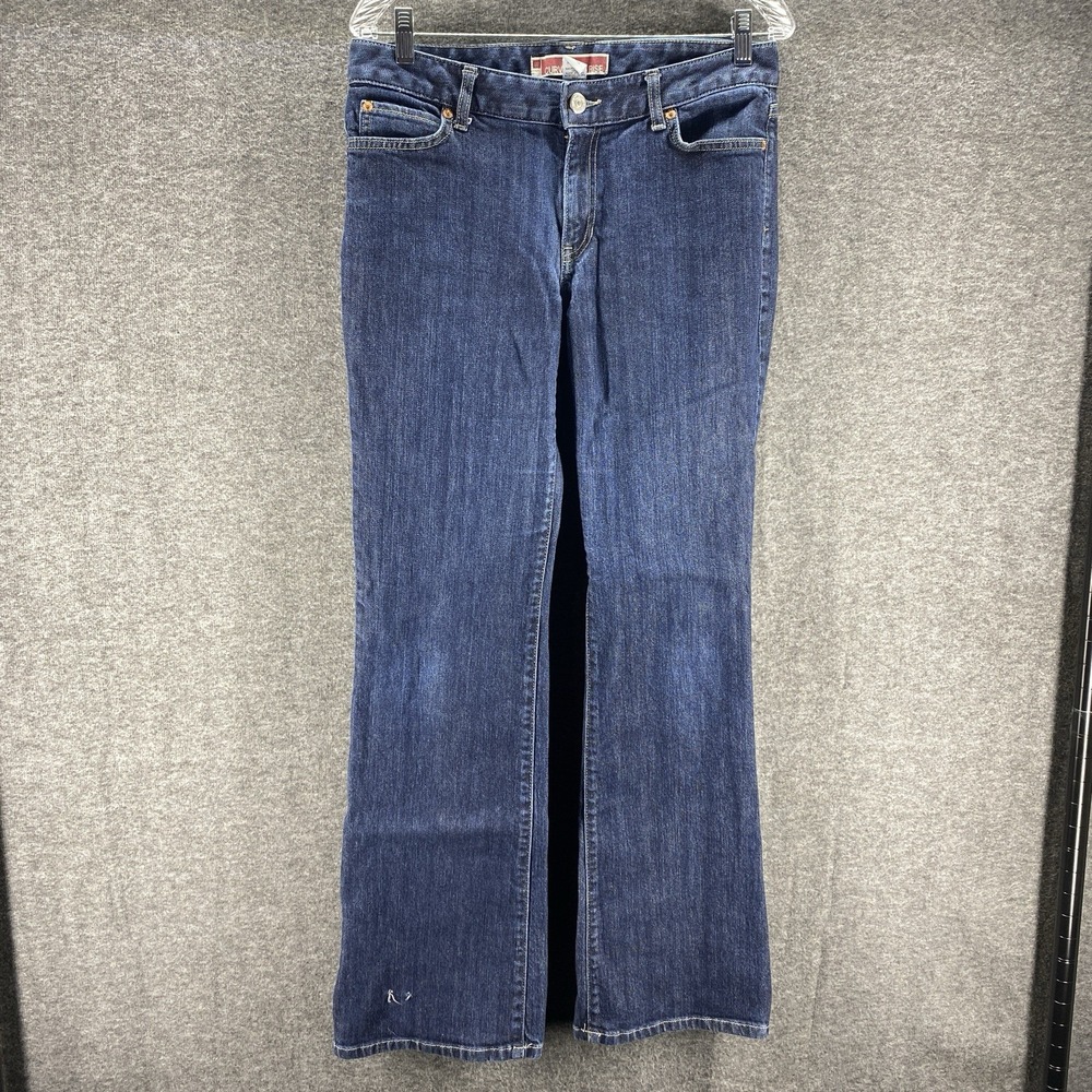 Gap Jeans Womens 10 Long Dark Wash Good Curvy Low Rise‎ Bootcut Stretch Denim